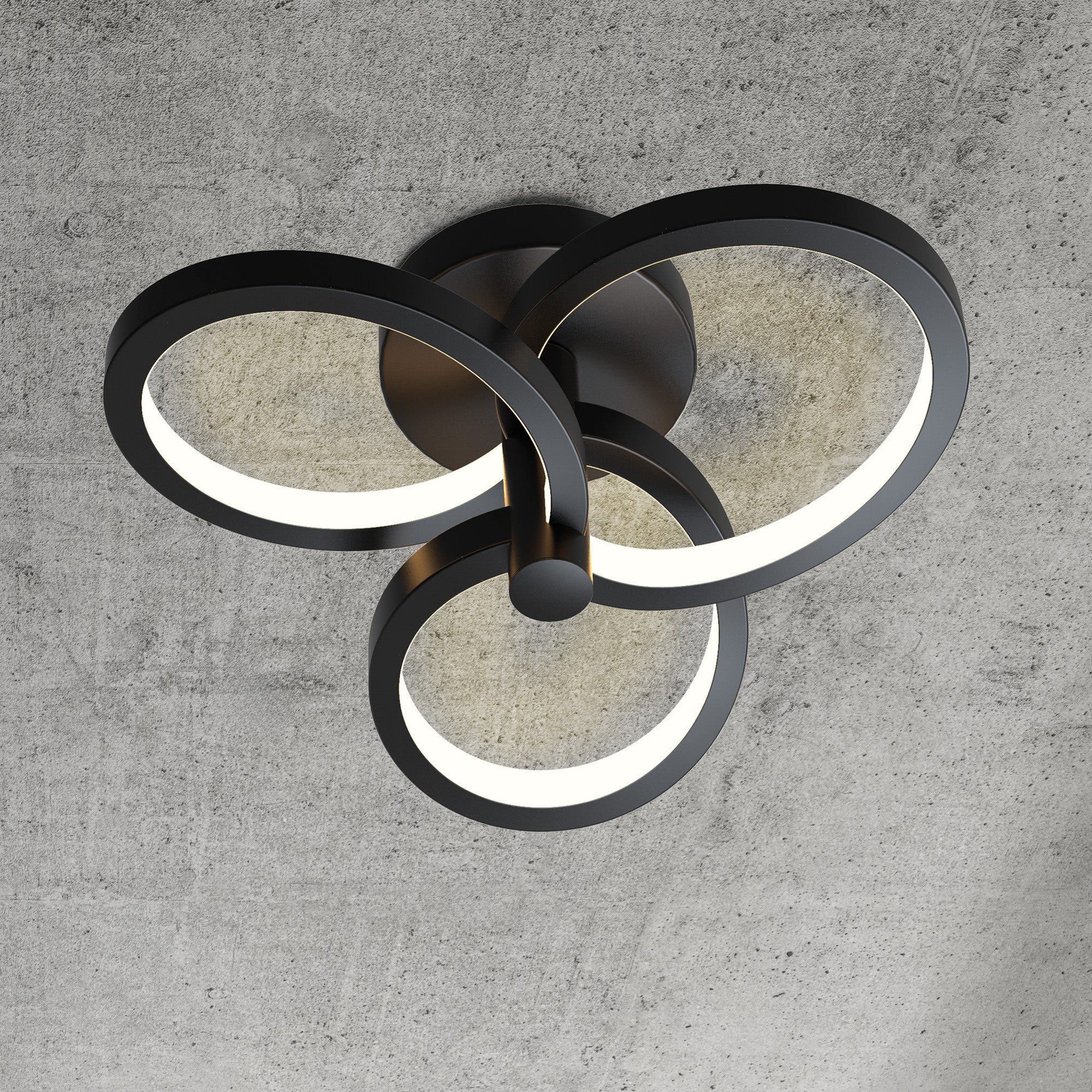 Lampa ścienno-sufitowa LED Ribbon 12W 1700lm czarna 4