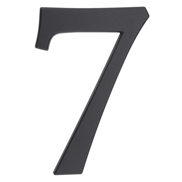 Cyfra 7 aluminiowa grafit 190 mm