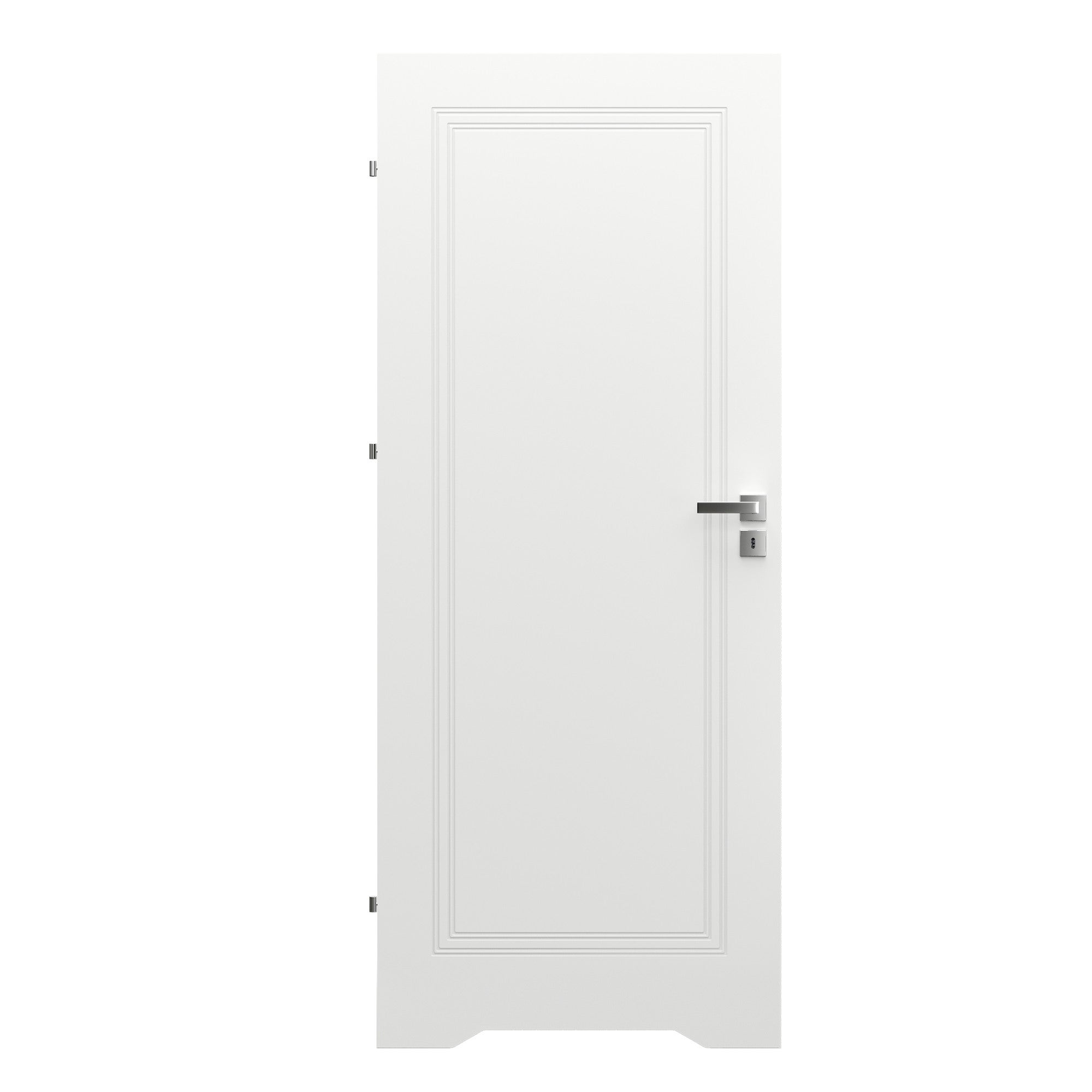 Skrzydło łazienkowe Vector U bezprzylgowe 70 lewe białe