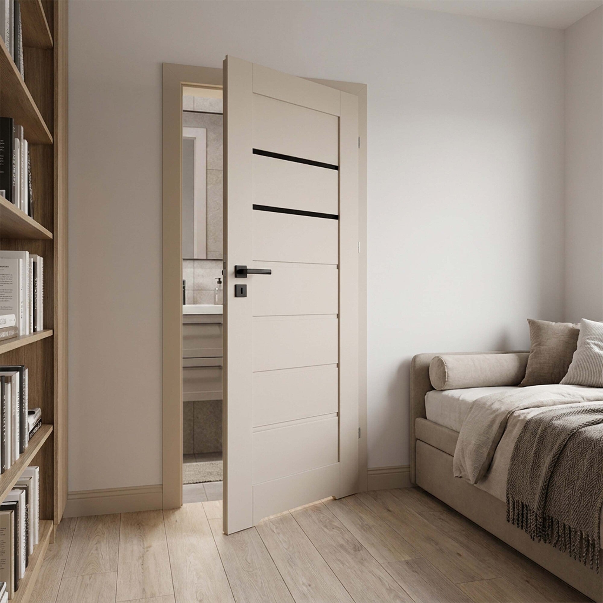Skrzydło łazienkowe Hestia 70 prawe, cashmere 2