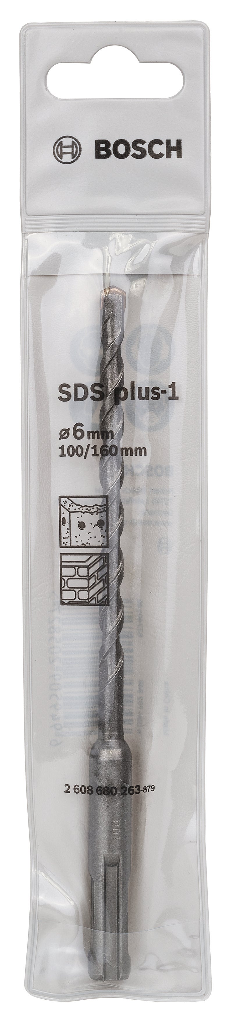Wiertło SDS-Plus-1 6x100x160 mm BOSCH 1
