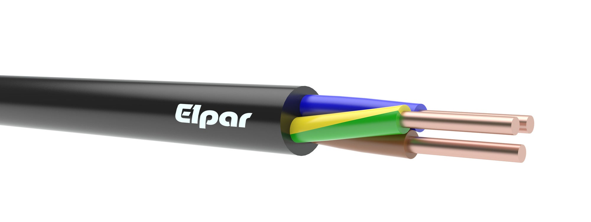 Kabel ziemny YKY 3x1,5mm2 0,6/1kV 1m 0