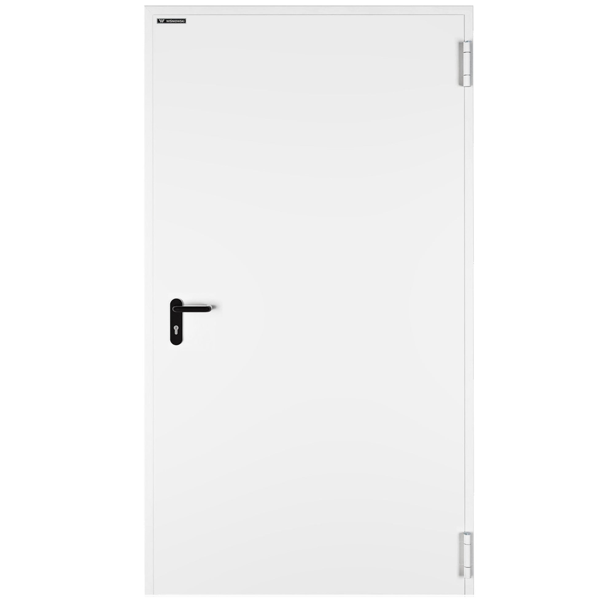 Drzwi techniczne Technical przeciwpożarowe EI60 80 prawe RAL 9016