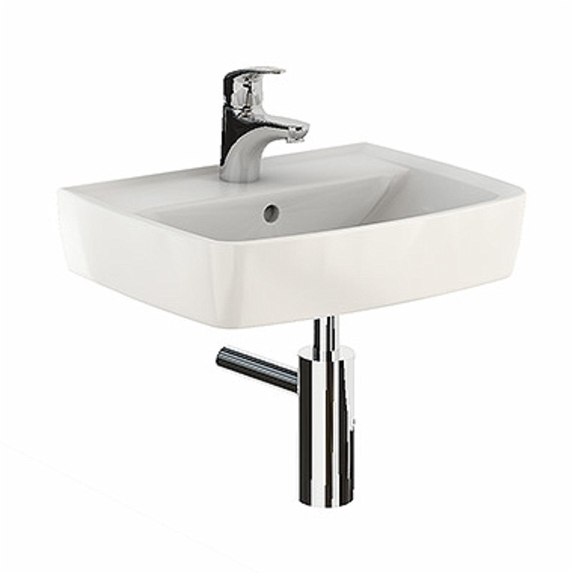 Umywalka meblowa Koło Rekord 50 x 38 cm biała
