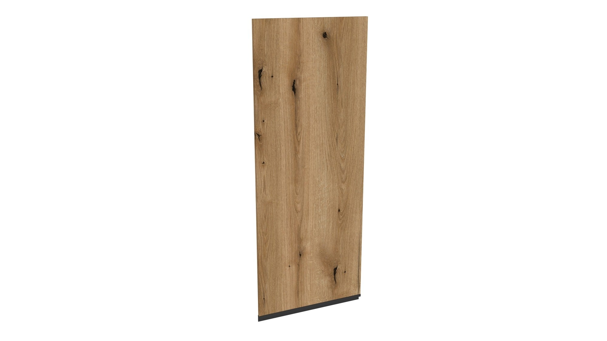 Front kuchenny prawy górny Dąb Evoke 50x124,7 cm z uchwytem w kolorze czarnym Tafla L 