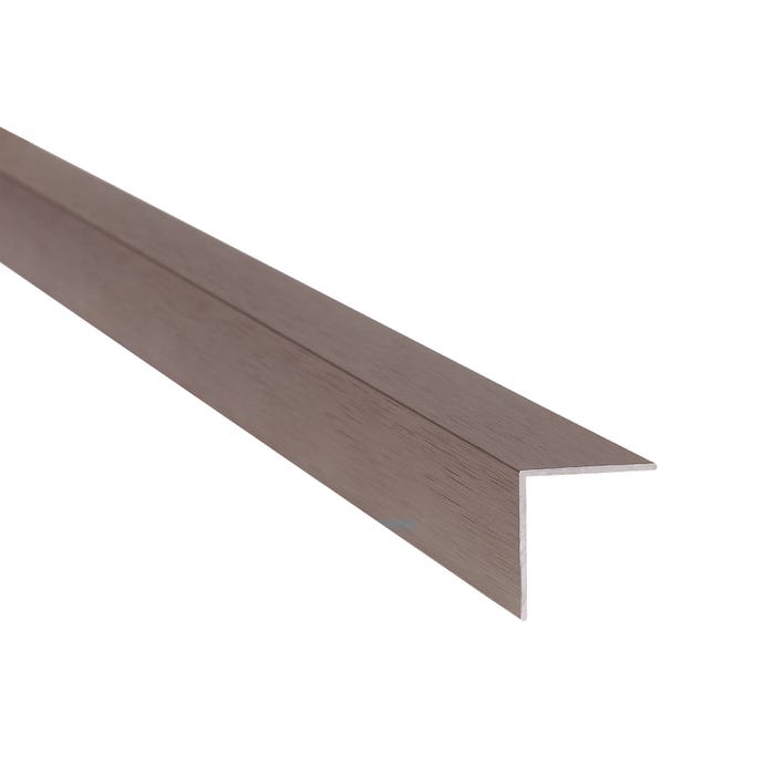 Kątownik alumniowy szczotkowany 20x20x1mm 2.6m