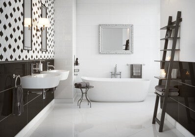 Płytka ścienna Marrakesh biała błyszcząca 29x89 cm 0,77m2 gat.1 2