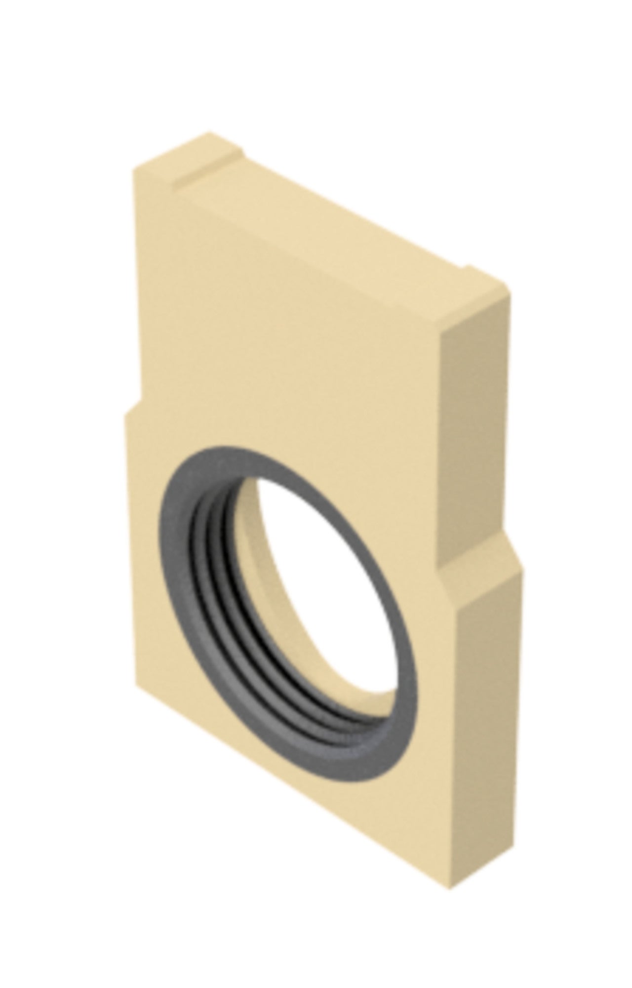 Ścianka czołowa z uszczelnieniem do Monoblock PD100V polimerobeton H23