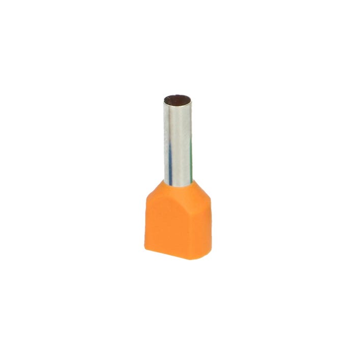 Końcówka tulejkowa izolowana 2 x 4 mm2 / 12 mm 25szt