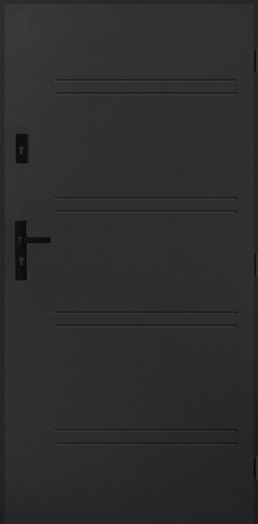 Drzwi zewnętrzne Gliwice antracyt 80 lewe 0