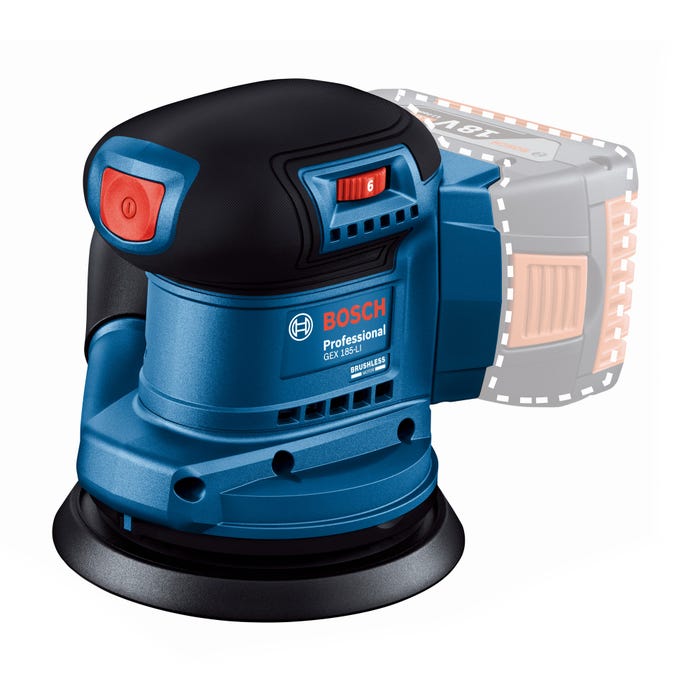 Szlifierka mimośrodowa 18V GEX 185-LI Bosch / bez aku