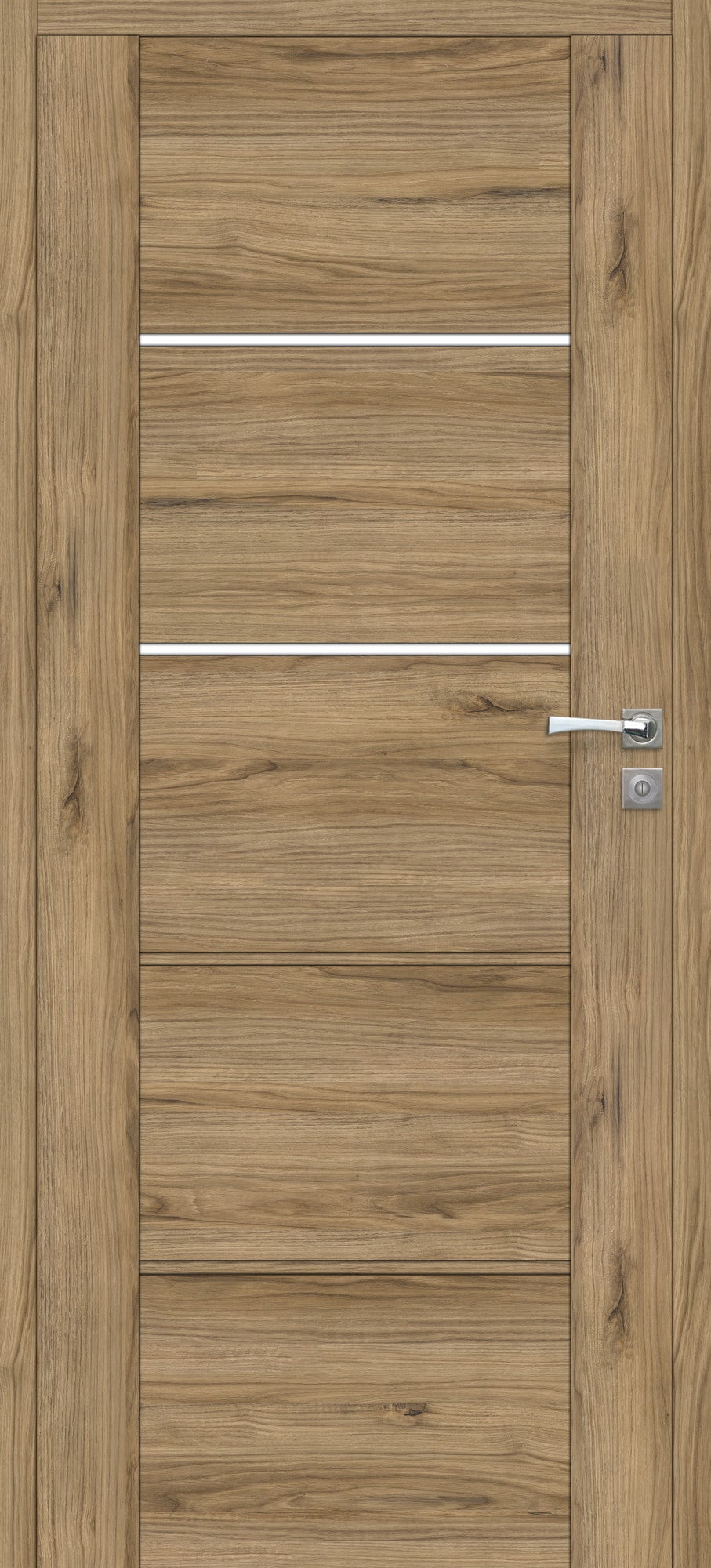 Skrzydło łazienkowe Mobi 30  bezprzylgowe 70 cm, lewe, orzech włoski