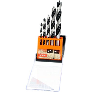 Zestaw wierteł do drewna, 5 szt. 2