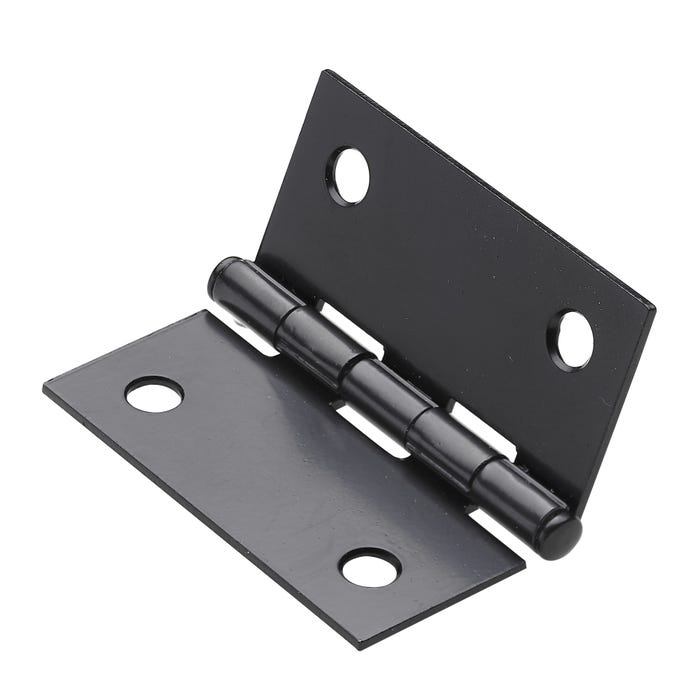 Zawias 40x40 mm stalowy czarny (2 szt.)