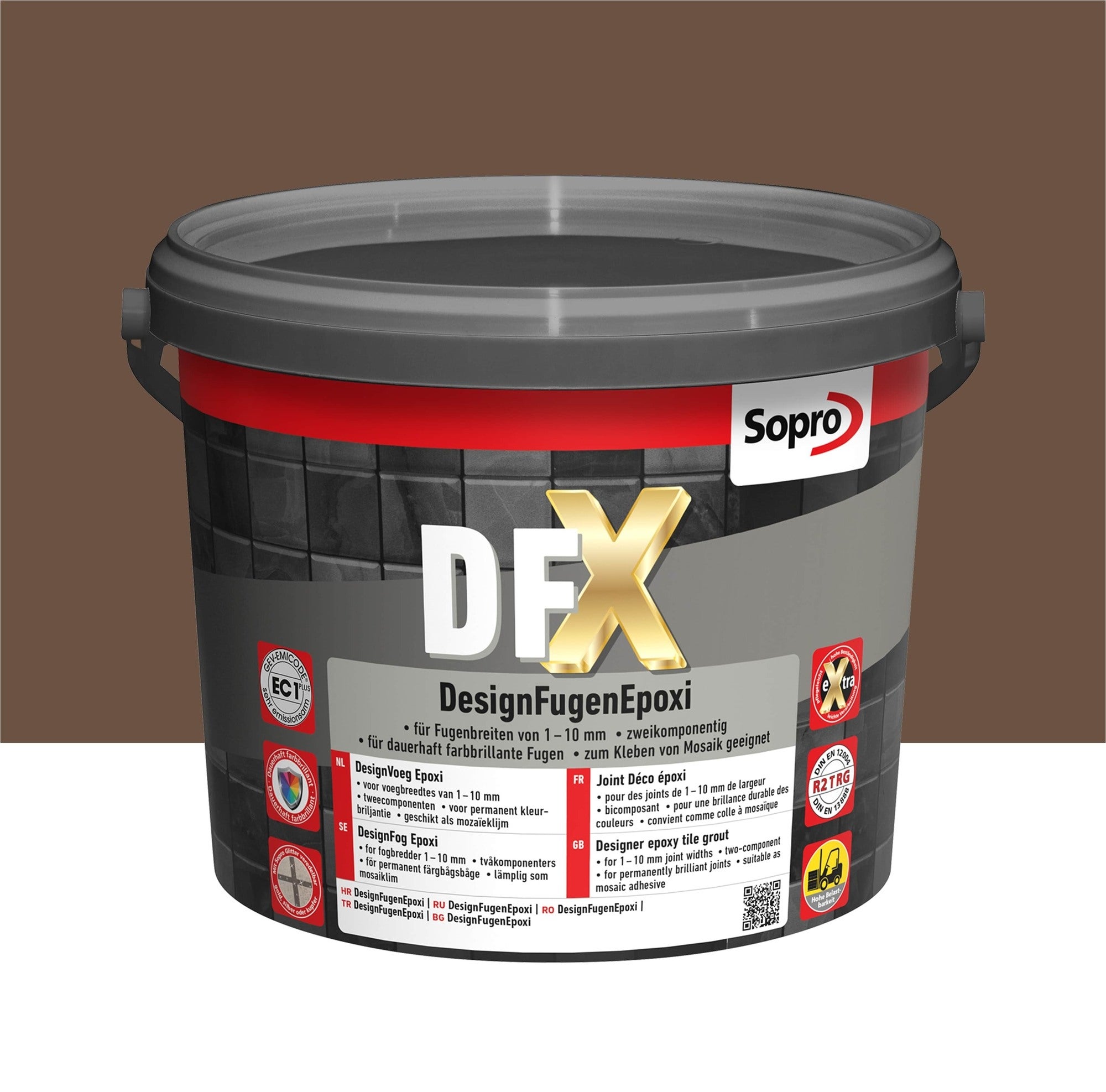 Fuga epoksydowa DFX brąz bali 59 3kg