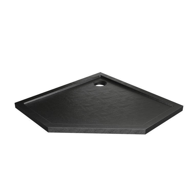 Brodzik do kabiny prysznicowej Kabri Conte Black 90x90x4 cm BR-0250