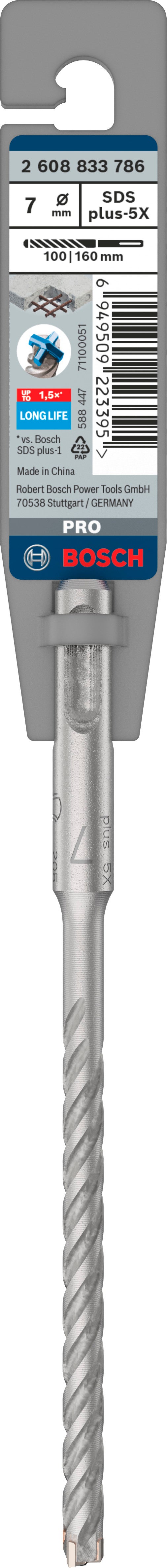 Wiertło SDS-Plus-5X 7x100x160 mm BOSCH 1