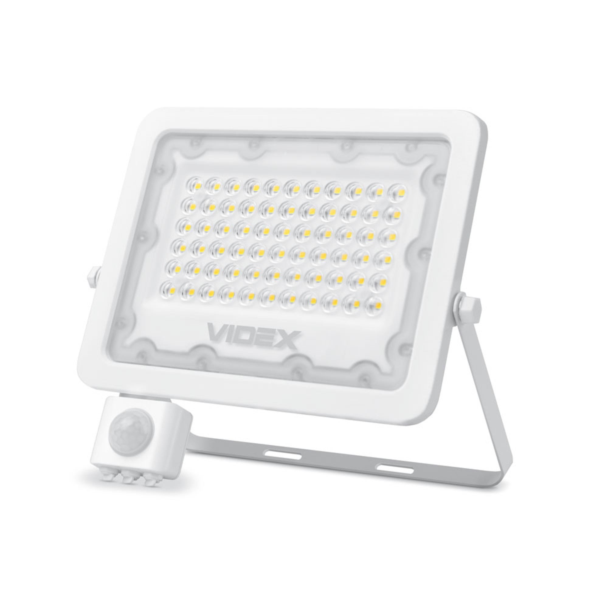 Naświetlacz LED 50W 4500 lm IP65 5000K biały czujnik ruchu PIR obracalny
