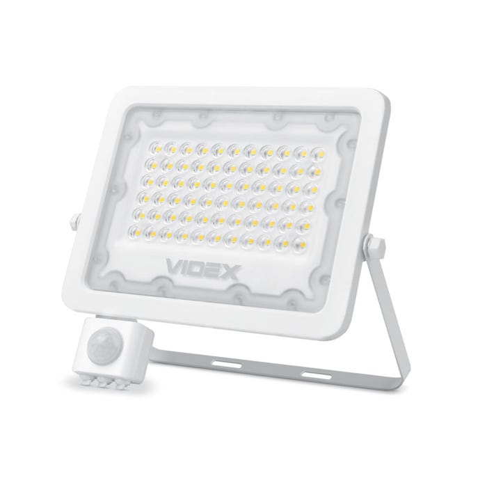 Naświetlacz LED 50W 4500 lm IP65 5000K biały czujnik ruchu PIR obracalny