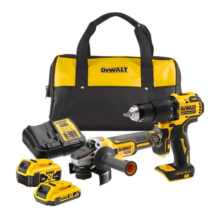 Zestaw elektronarzędzi 18V DCK2081MDR-QW DeWalt / 1 x 2,0Ah, 1 x 4,0Ah