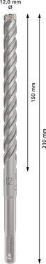 Wiertło SDS-Plus-5X 12x150x210 mm BOSCH 2