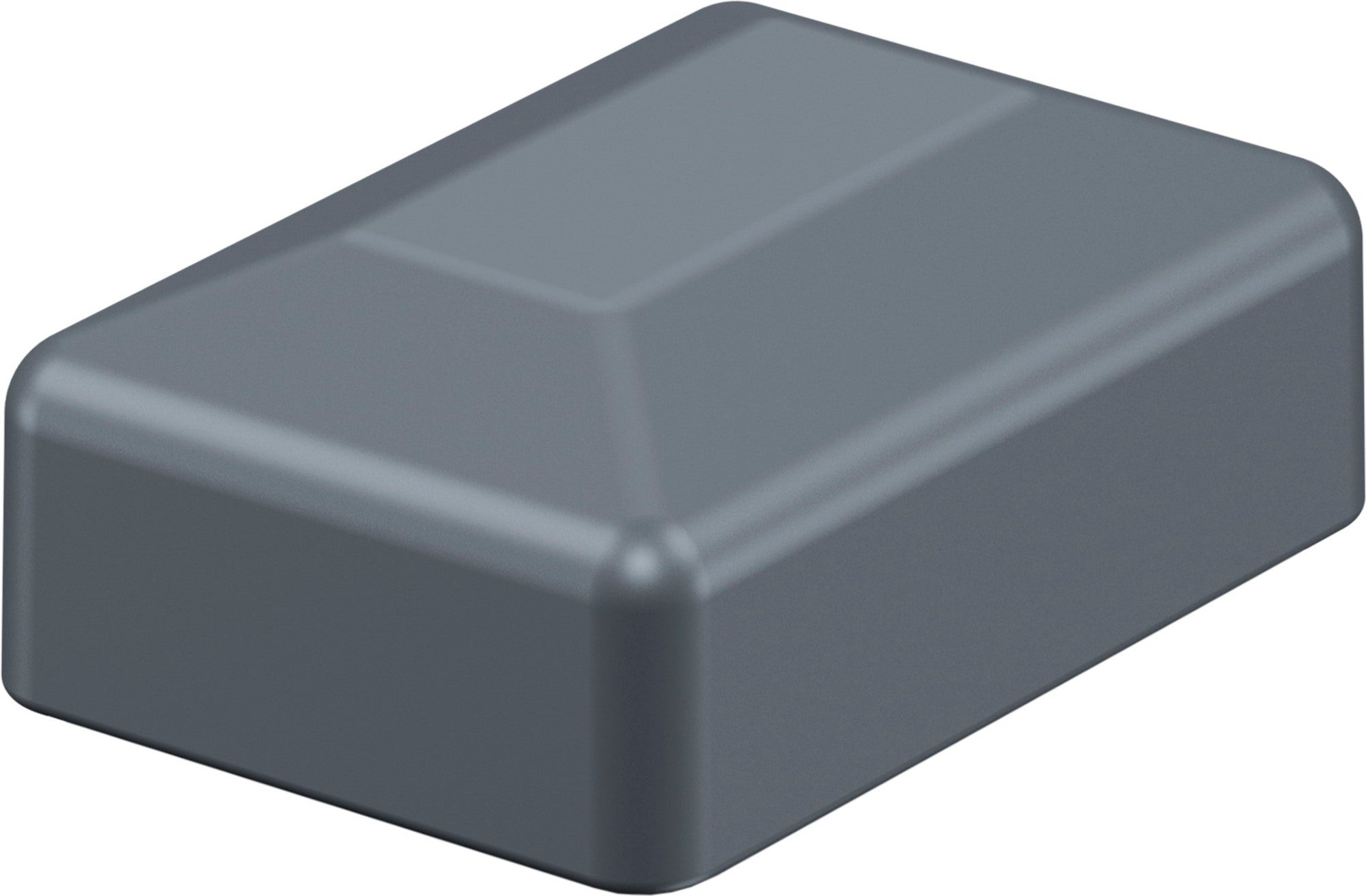 Nasadka plastikowa na słupek 60x40 mm, grafitowa