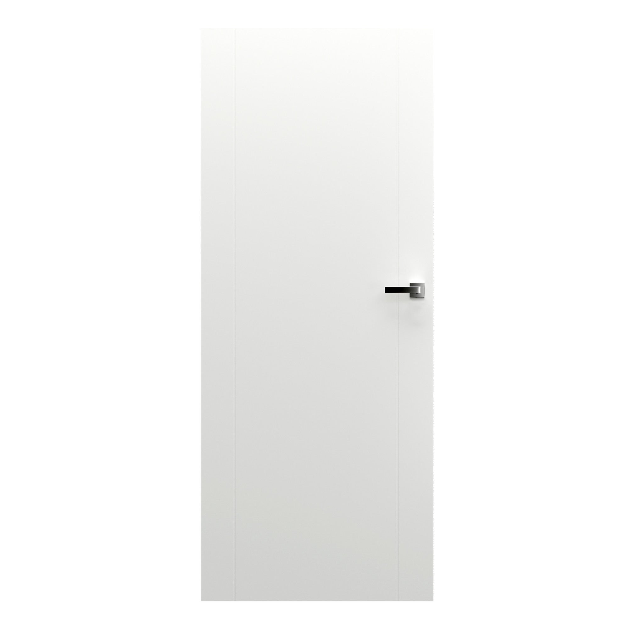 Skrzydło pełne Vector A bezprzylgowe 90 lewe biały