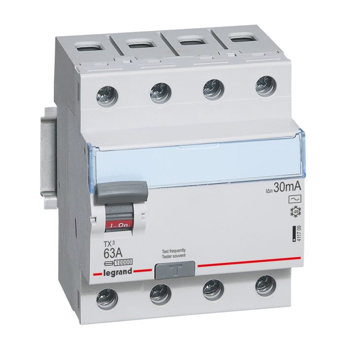 Wyłącznik różnicowoprądowy P304 63A 30mA AC TX 411709 Legrand