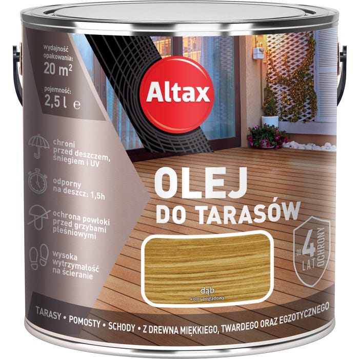 Olej do tarasu Altax dąb 2,5l