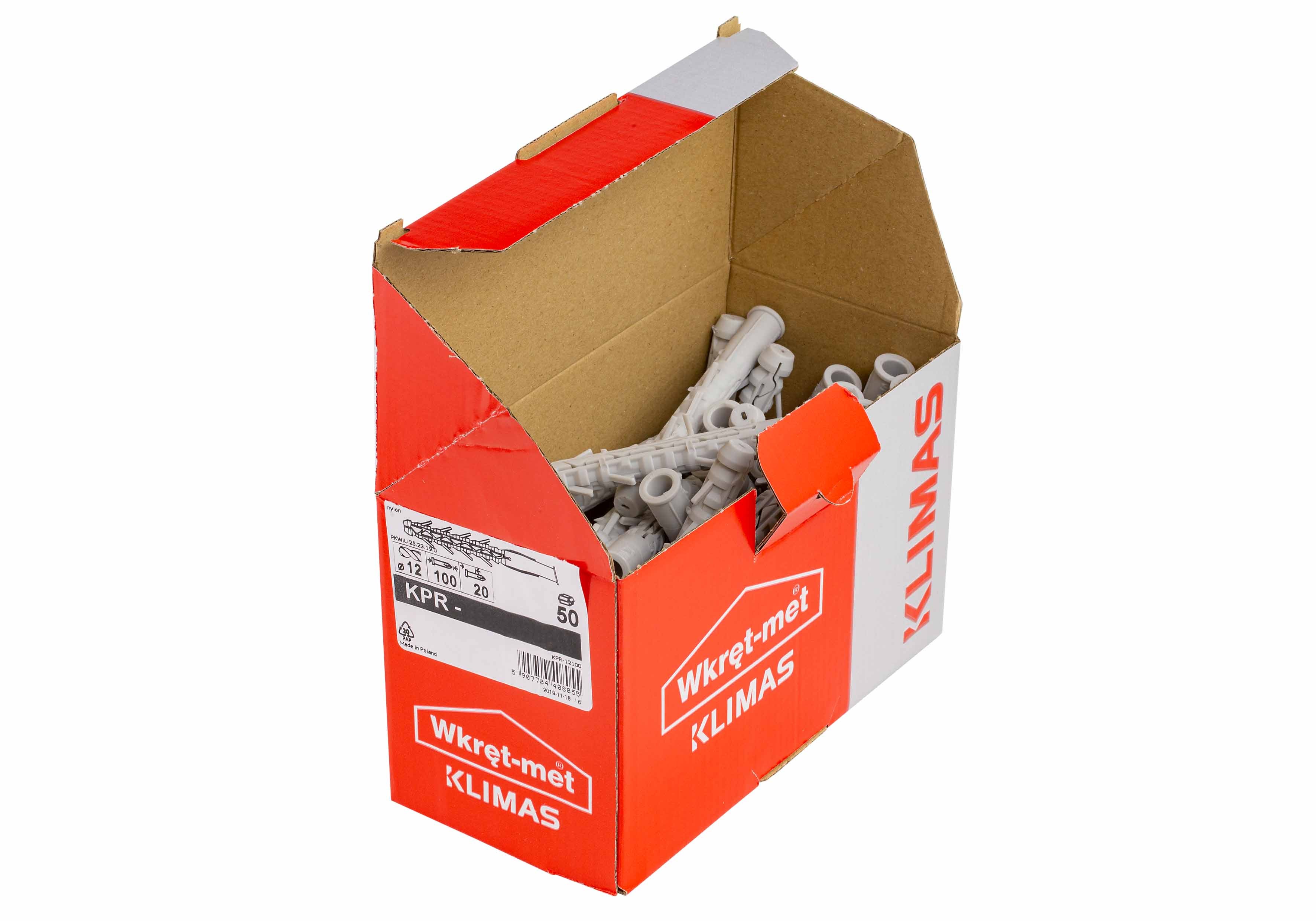 Koszulka kołka ramowego rozporowego 8.0x100 mm (100 szt.) 2