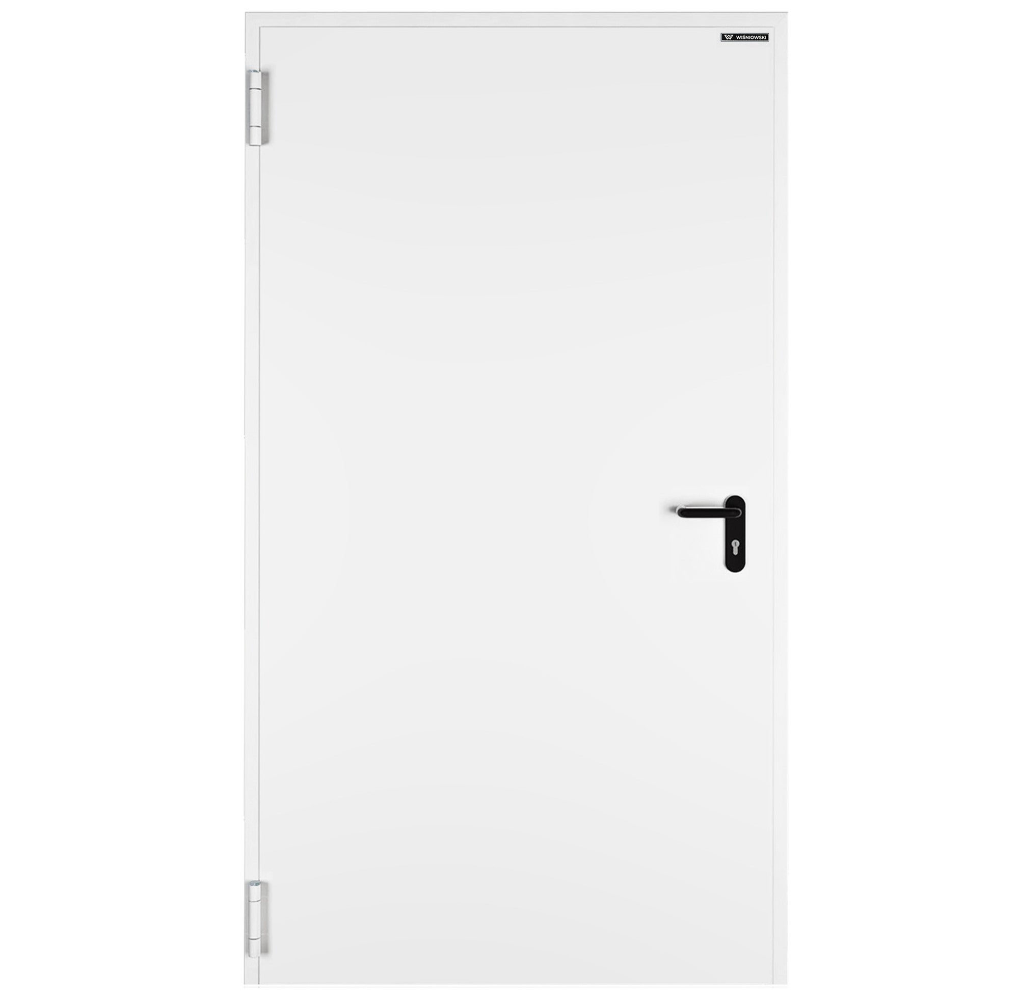 Drzwi techniczne Technical przeciwpożarowe EI60 80 lewe RAL 9016