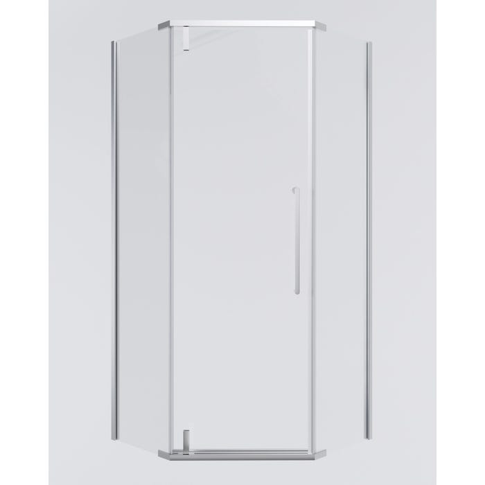 Kabina prysznicowa Agat 5-kątna 90 x 90 cm chrom