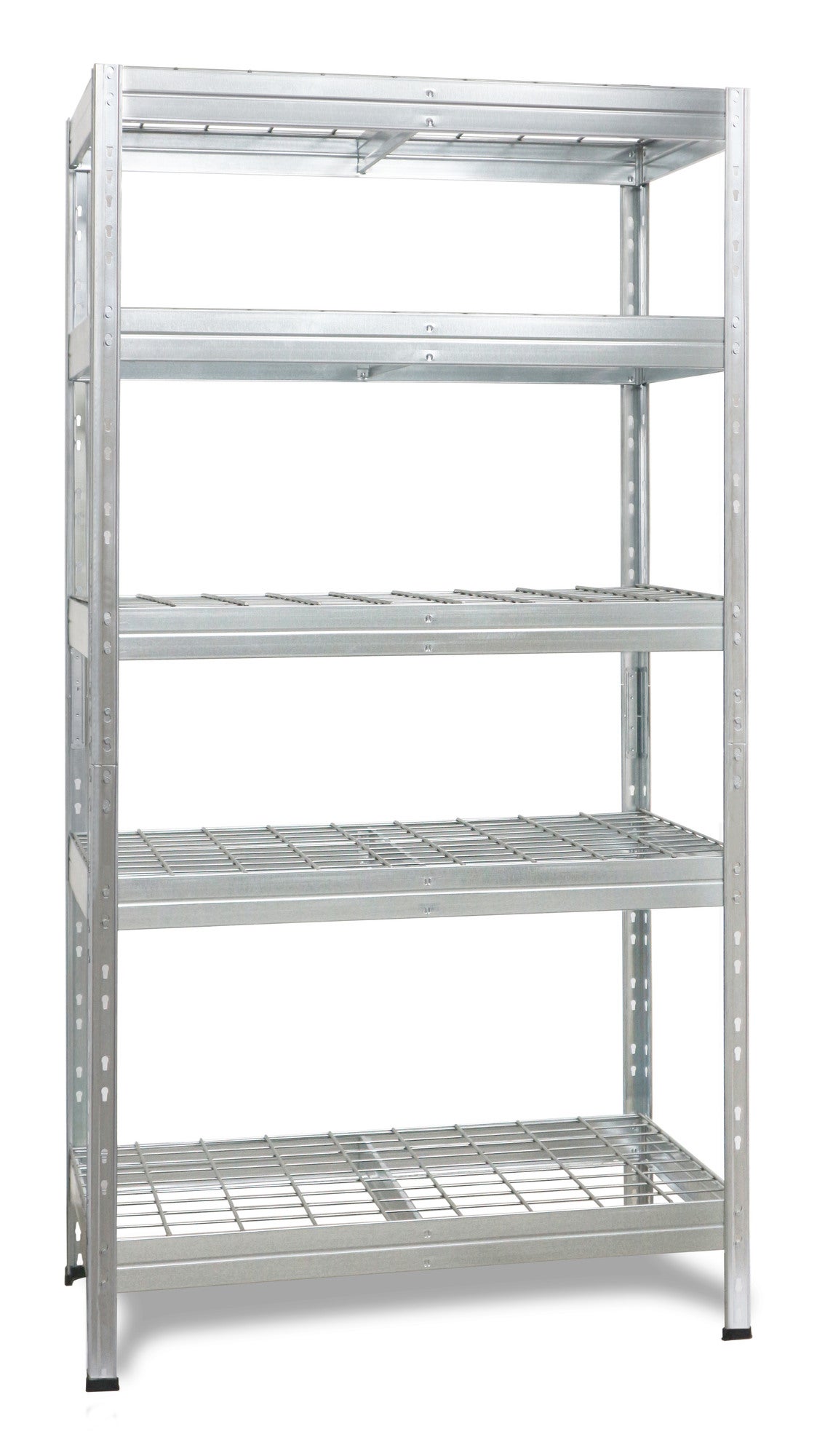 Regał magazynowy Wire Rivet wym. 180x90x45 cm, 5 półek, nośność 300 kg