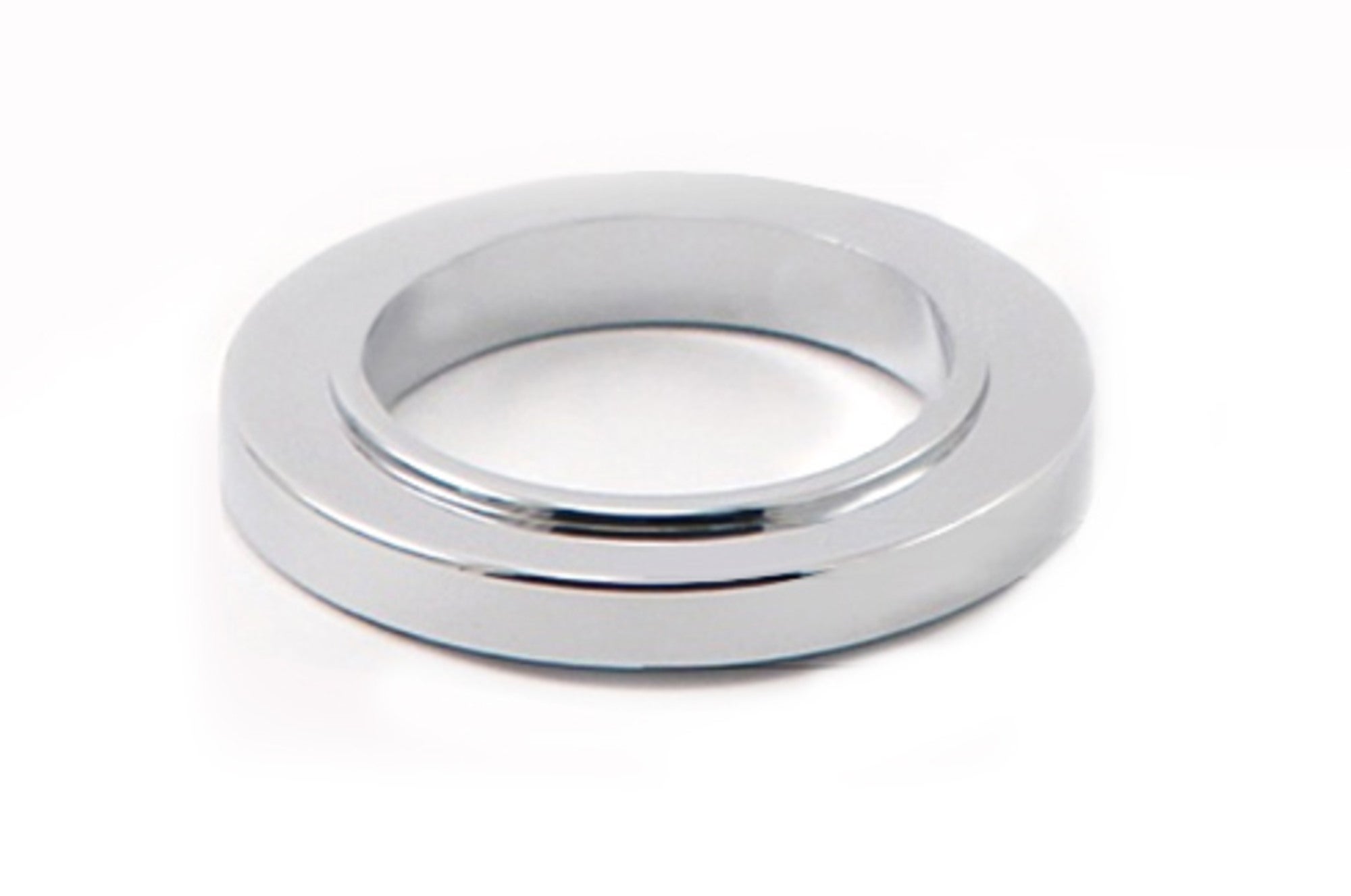 Pierścień ozdobny pod baterię chrom
