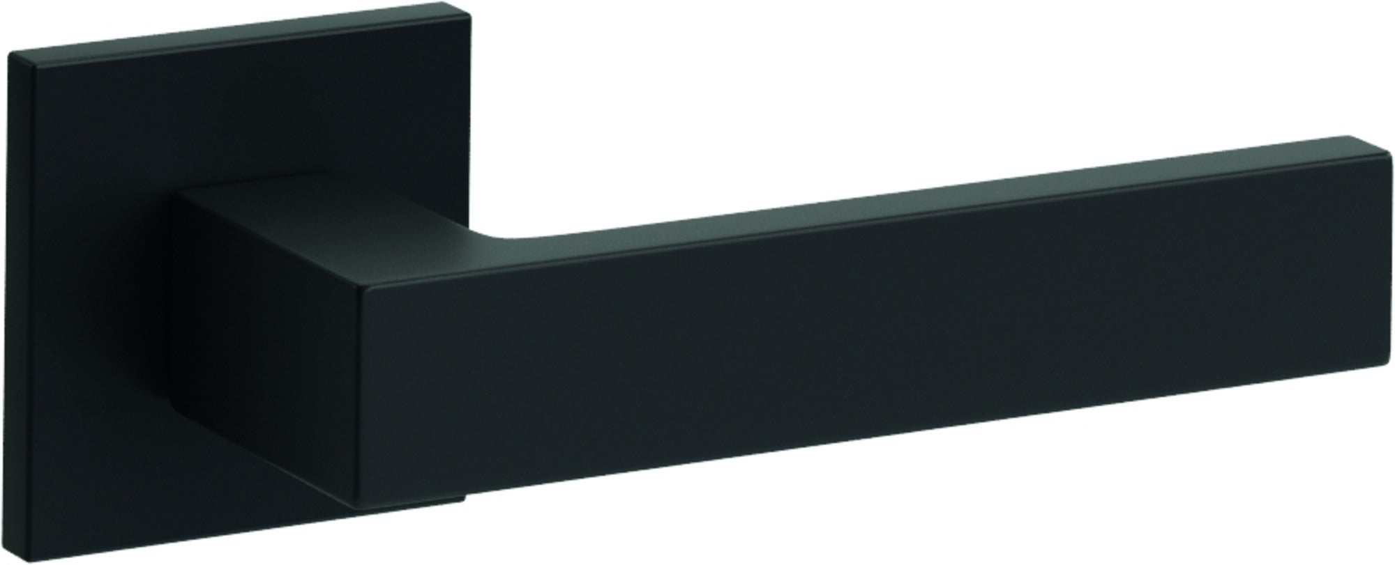 Klamka Elegant z krótkim szyldem czarny 1