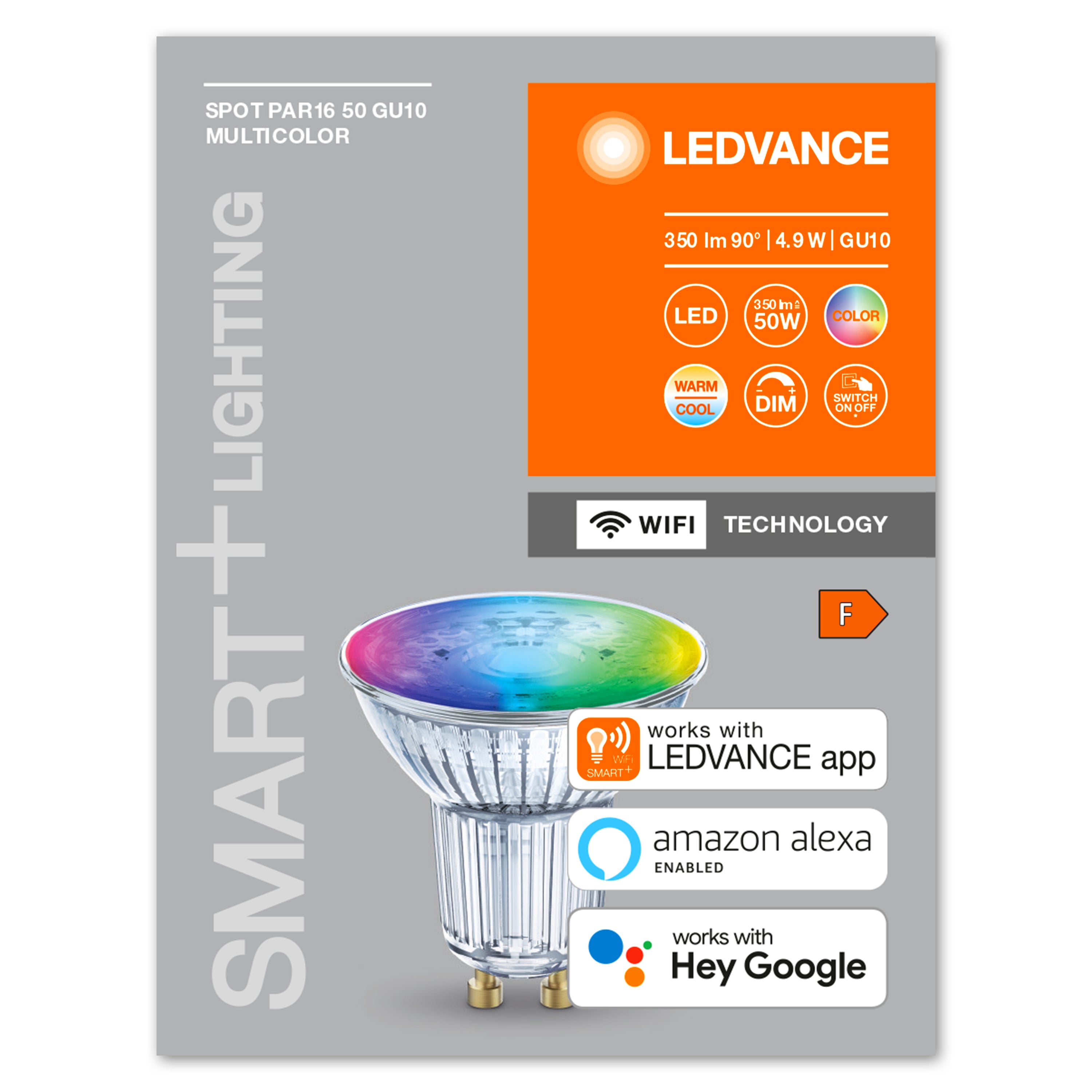 Żarówka LED E27 A60 4,9W 350lm WIFI z aplikacją 3