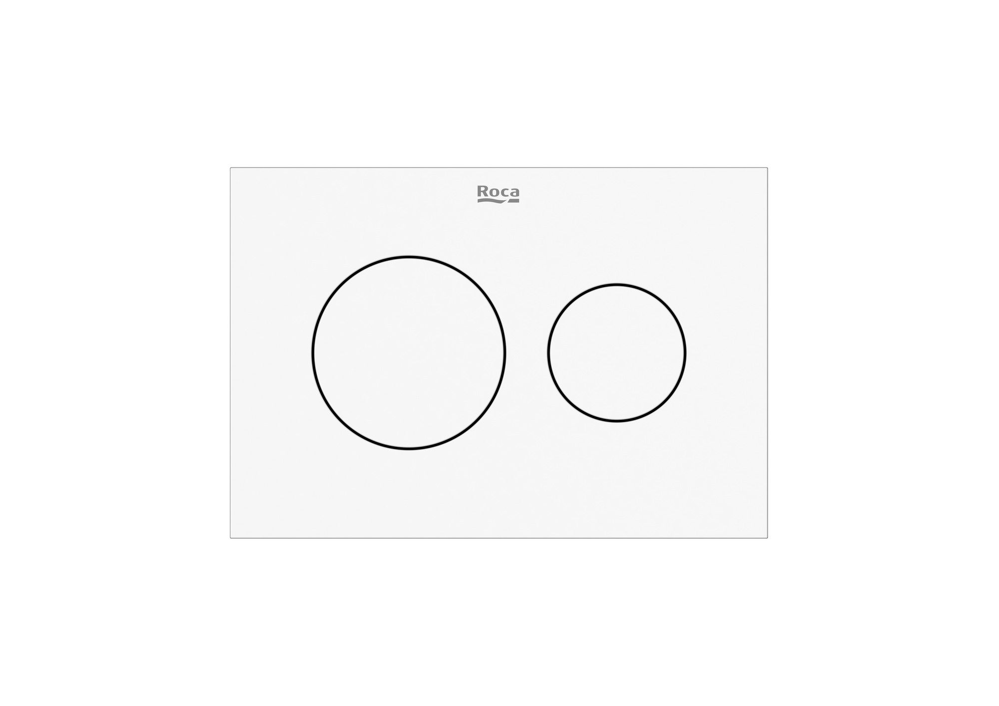 Przycisk spłukujący do stelaża Roca Duplo biały 0