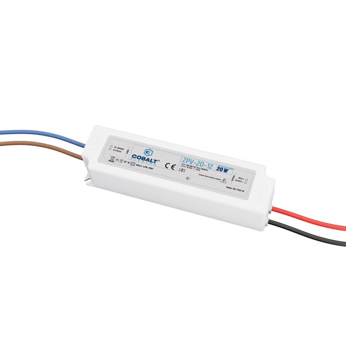 Zasilacz impulsowy CobaltElectro ZPV 12V 20W IP67