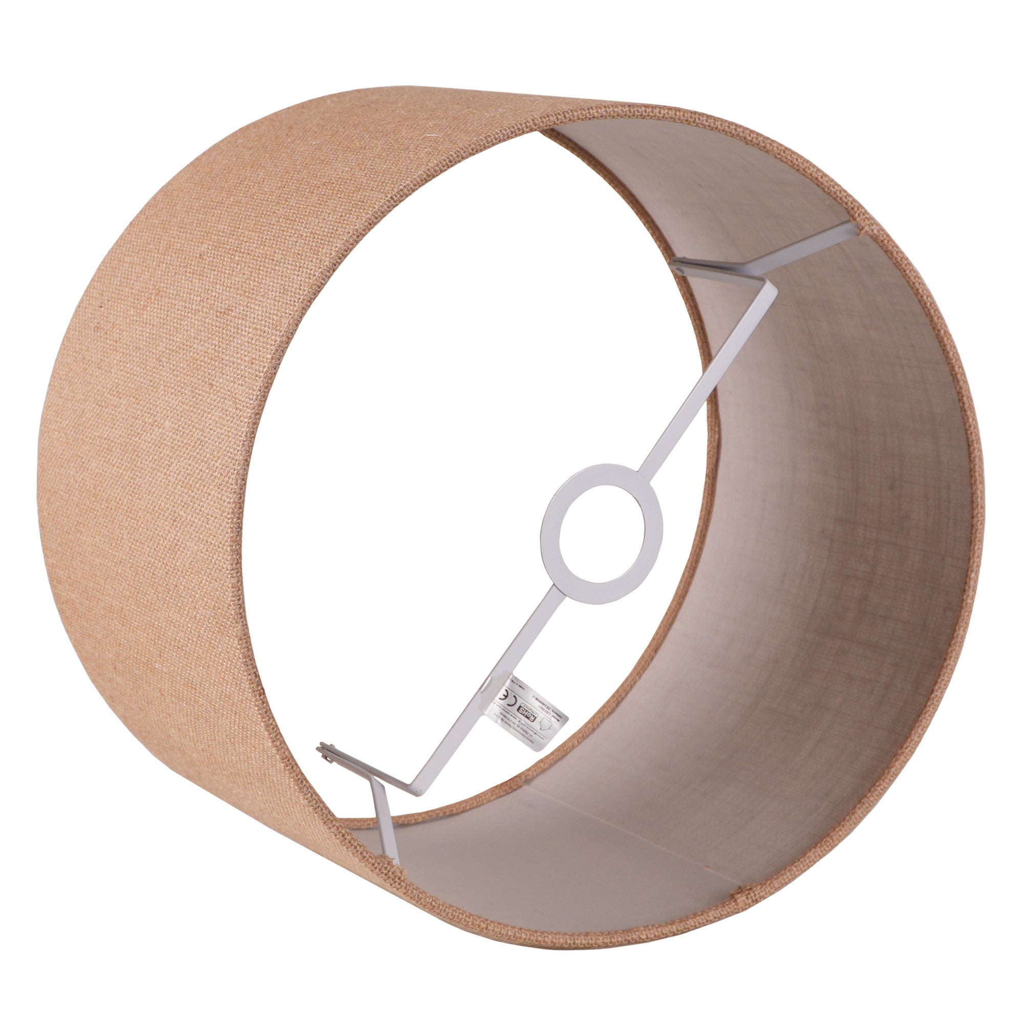 Abażur walec 35 cm, beżowy 1