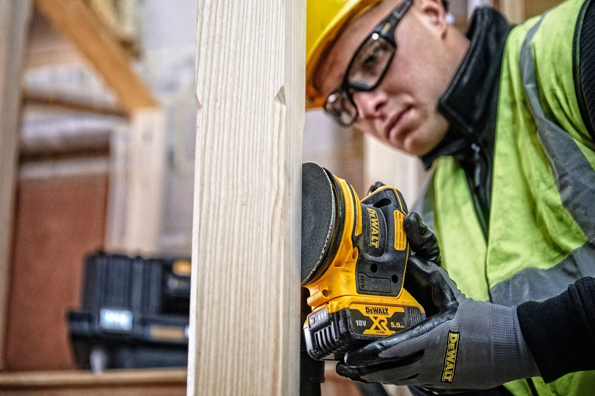 Szlifierka mimośrodowa 18V DCW210N-XJ DeWalt / bez aku 1