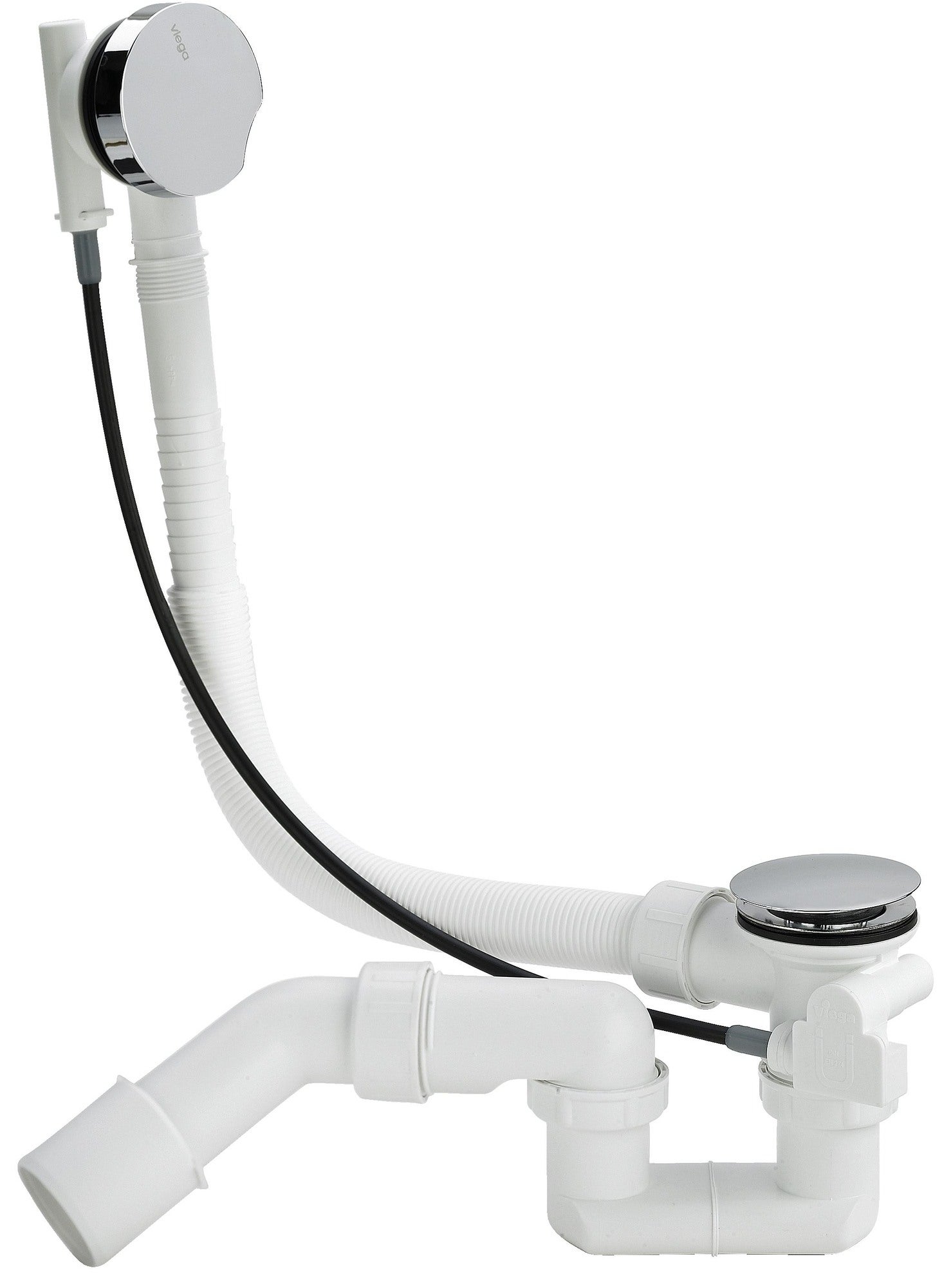 Syfon wannowy Simplex z korkiem automatycznym 50 mm chrom 1