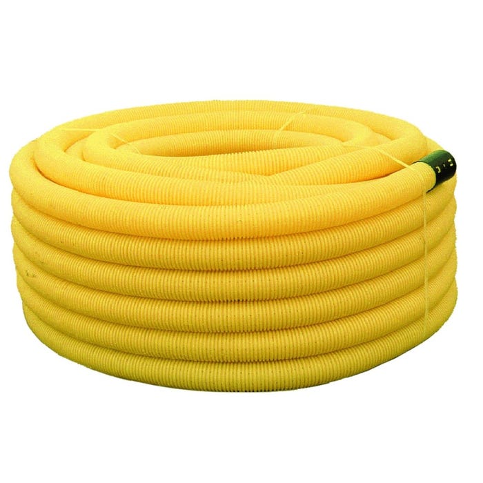 Rura drenarska bez otworów fi 100 mm, dł. 50 mb PVC PipeLife