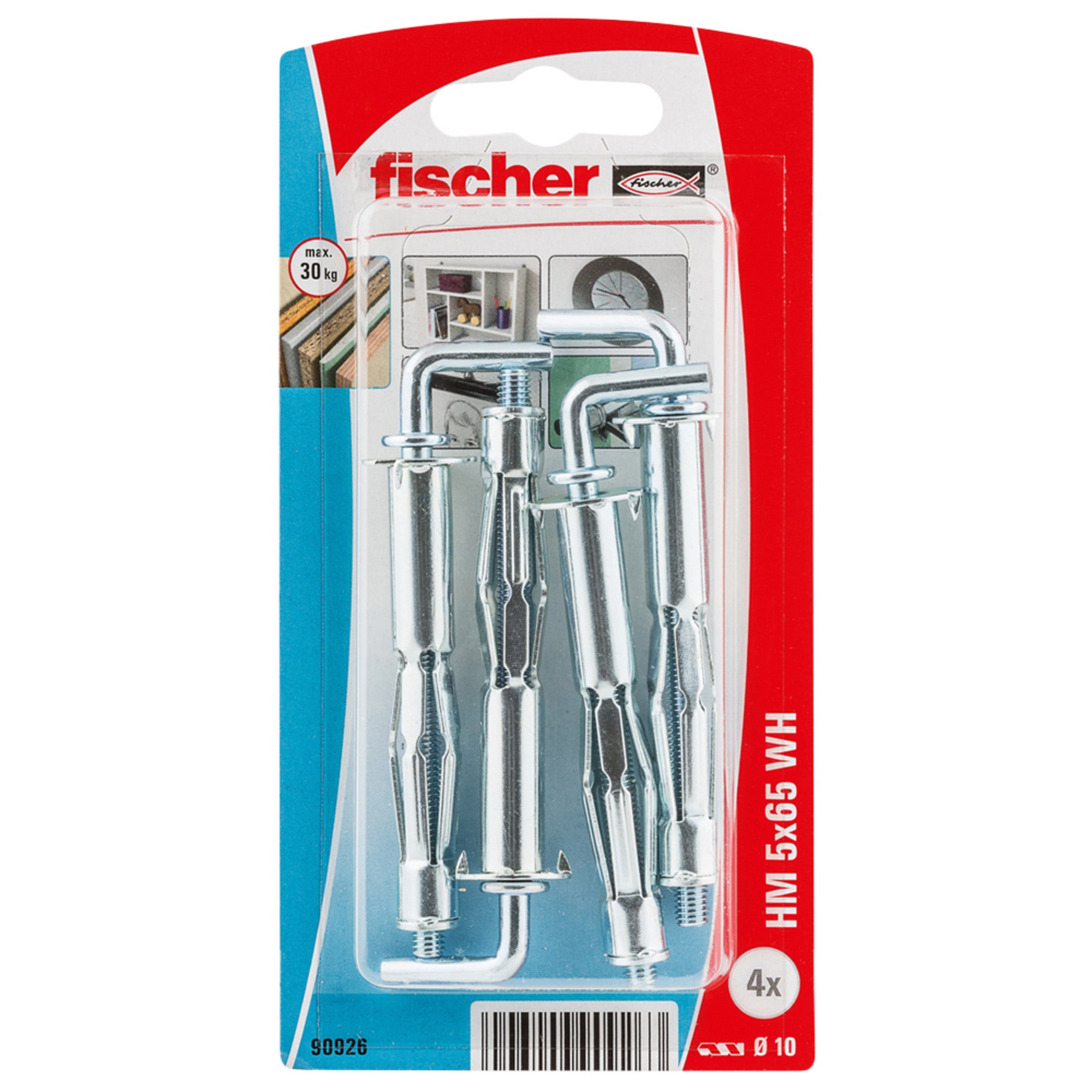 Kołek typu Molly do płyt k/g 5x65 mm (4 szt.) 0