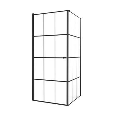 Kabina prysznicowa Kabri Ineo Black 90x90 cm 