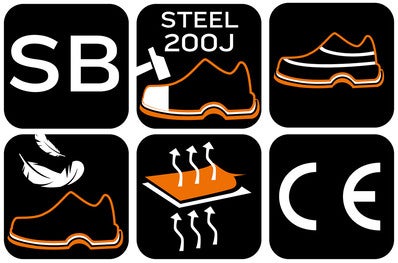 Półbuty robocze SB, NEO 82-173, rozmiar: 44 7