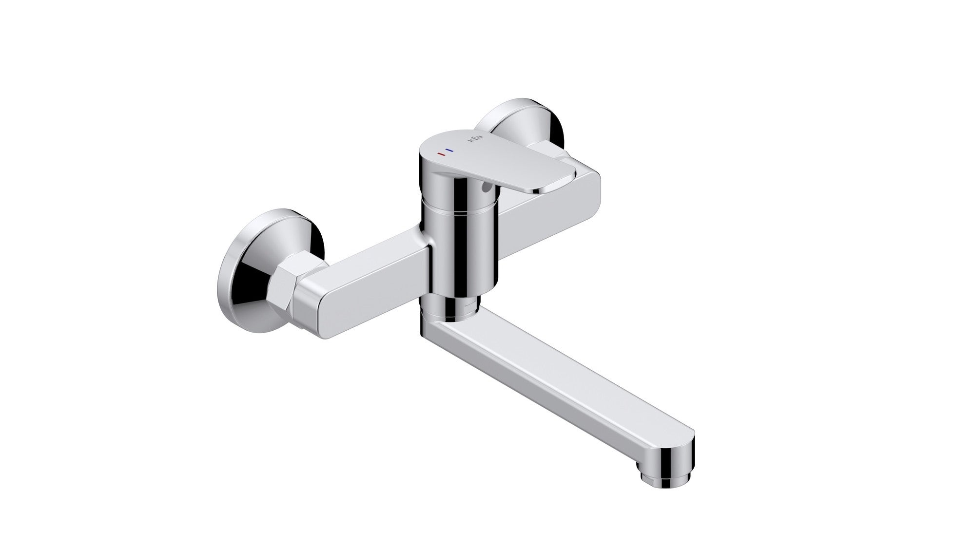 Bateria umywalkowa ścienna KFA Luna chrom