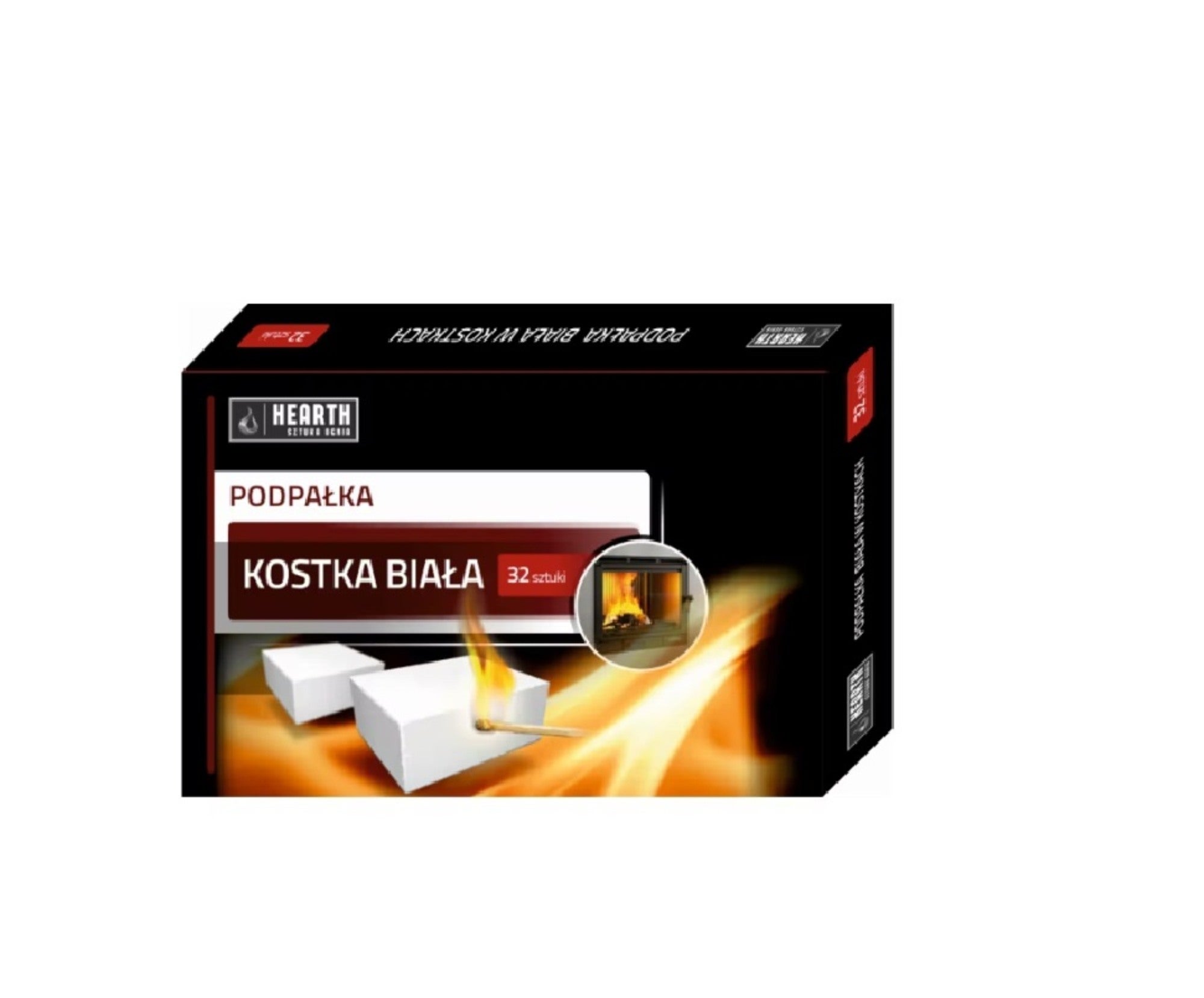 Rozpałka biała 32 kostki 0