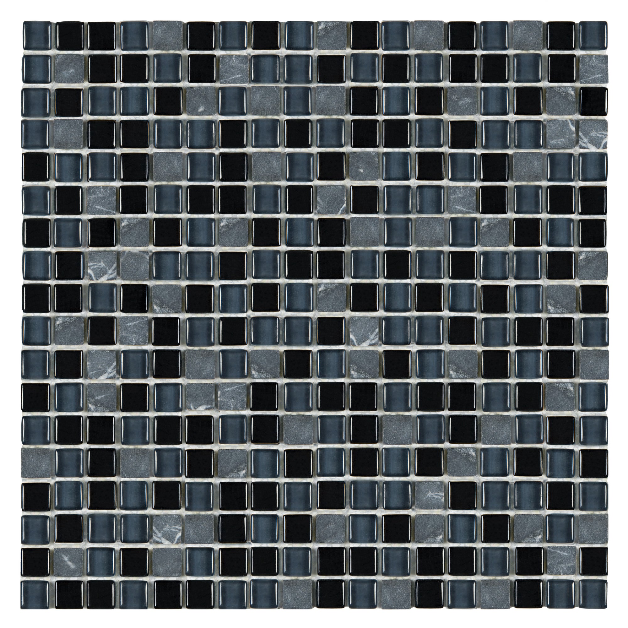 Mozaika kamienno szklana Aurora graphite 15 30x30 cm