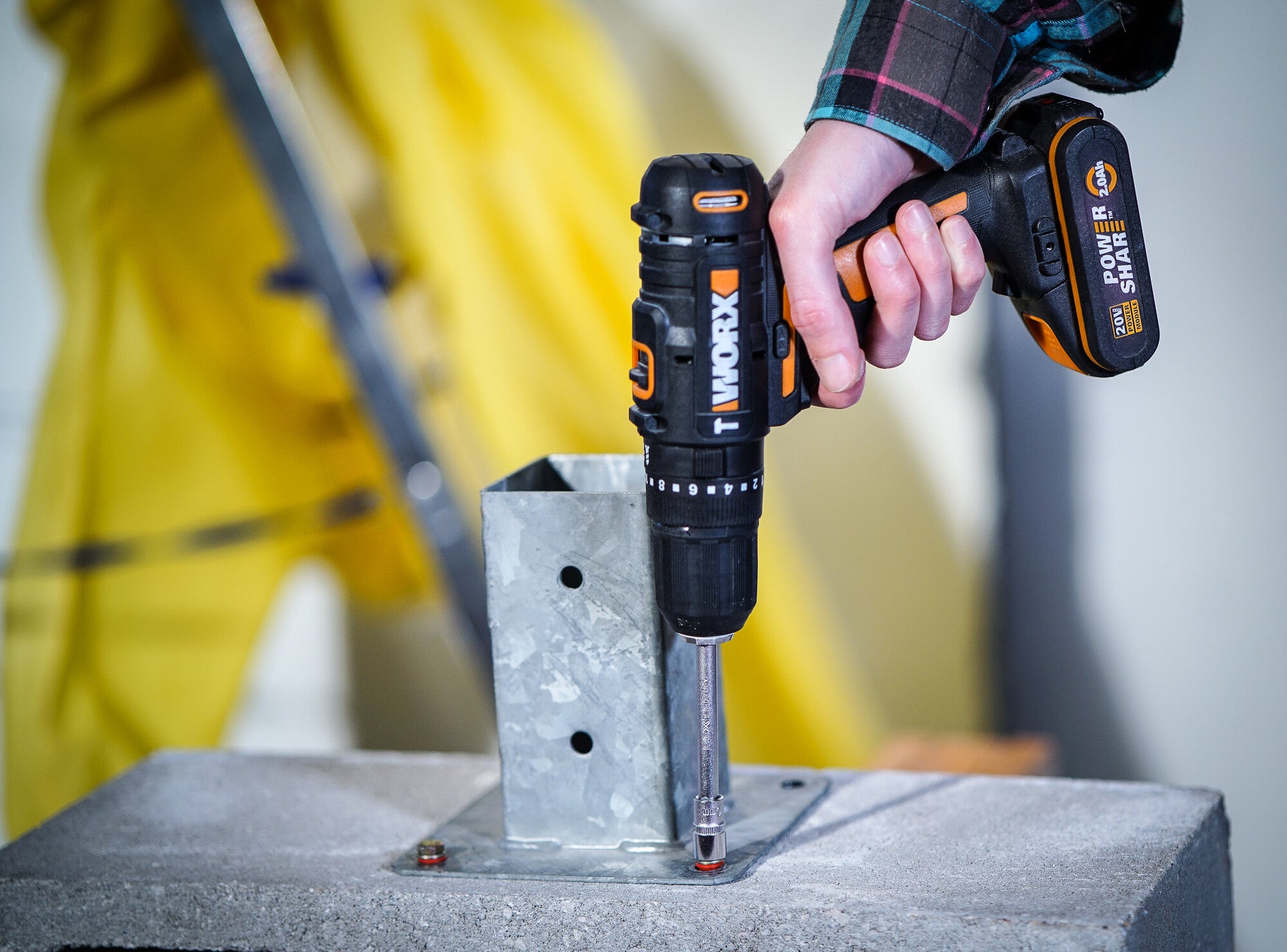 Wiertarko-wkrętarka 20V WX100 Worx / 1 x 2,0Ah 2