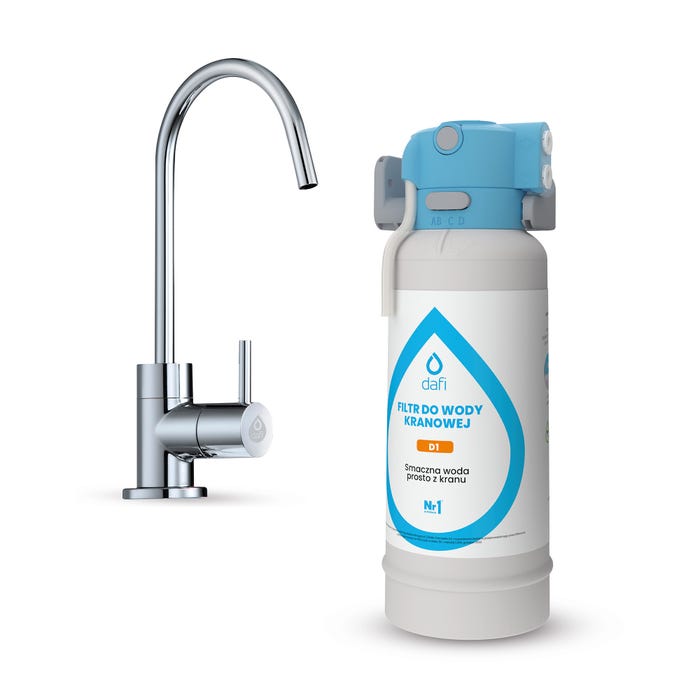 System filtrujący Flow Comfort z baterią jednodrożną Alto chrom